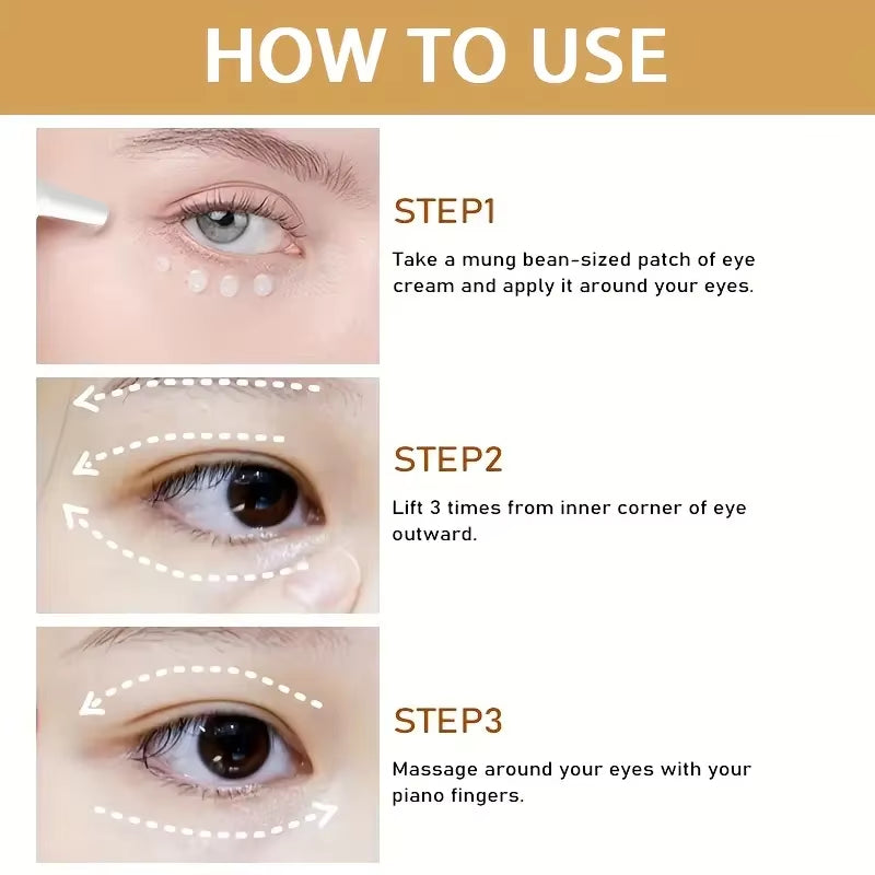 Collagen Eye Cream for Dark Circles and Puffiness - Firming and Moisturizing Eye Care Solution