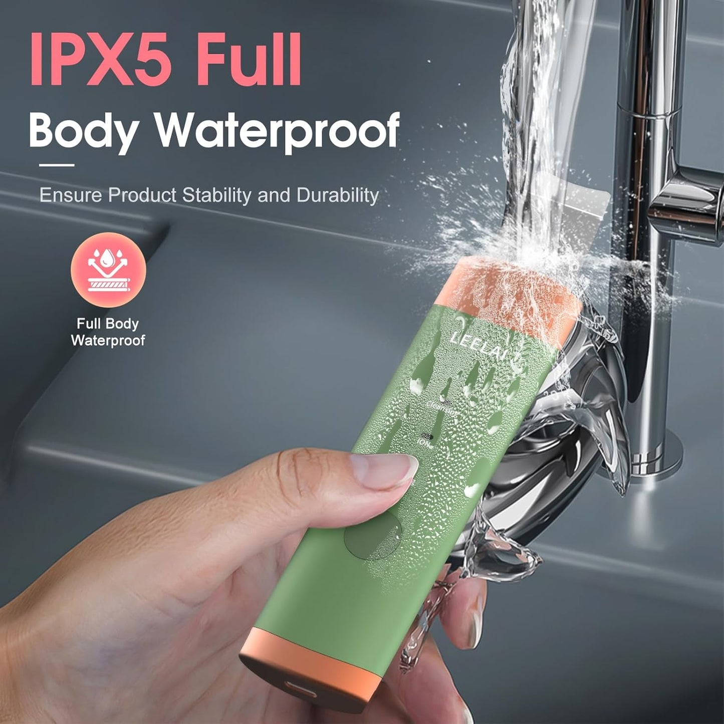 Ultrasonic Facial Skin Scrubber – Waterproof Pore Cleanser & Exfoliating Spatula with 3 Modes