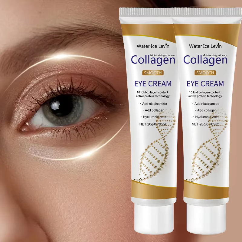 Collagen Eye Cream for Dark Circles and Puffiness - Firming and Moisturizing Eye Care Solution