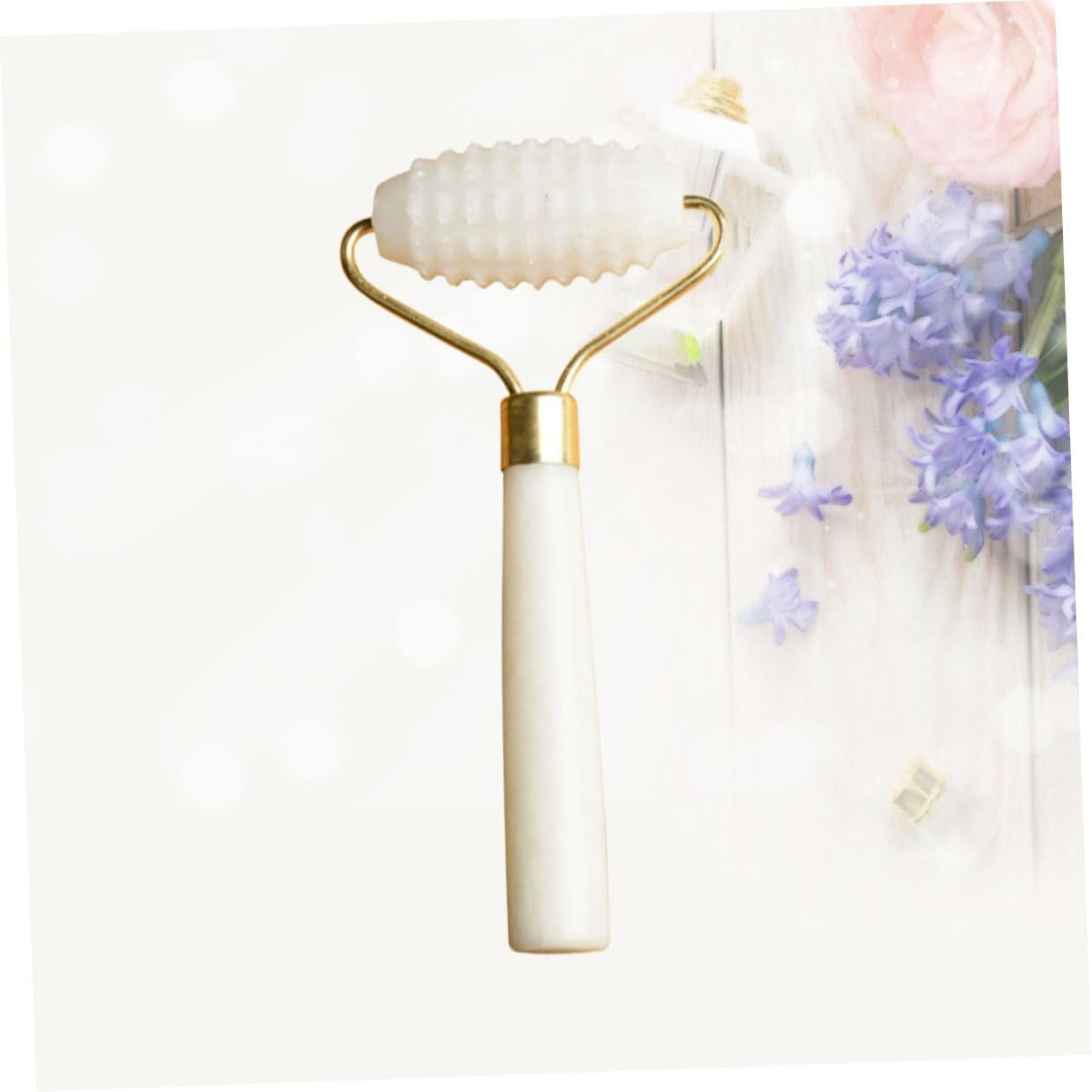 Portable Jade Facial Massage Roller Set for a Relaxing At-Home Skincare Routine