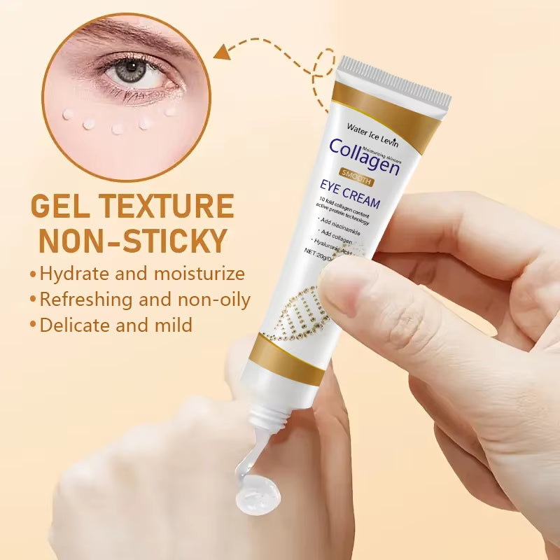 Collagen Eye Cream for Dark Circles and Puffiness - Firming and Moisturizing Eye Care Solution