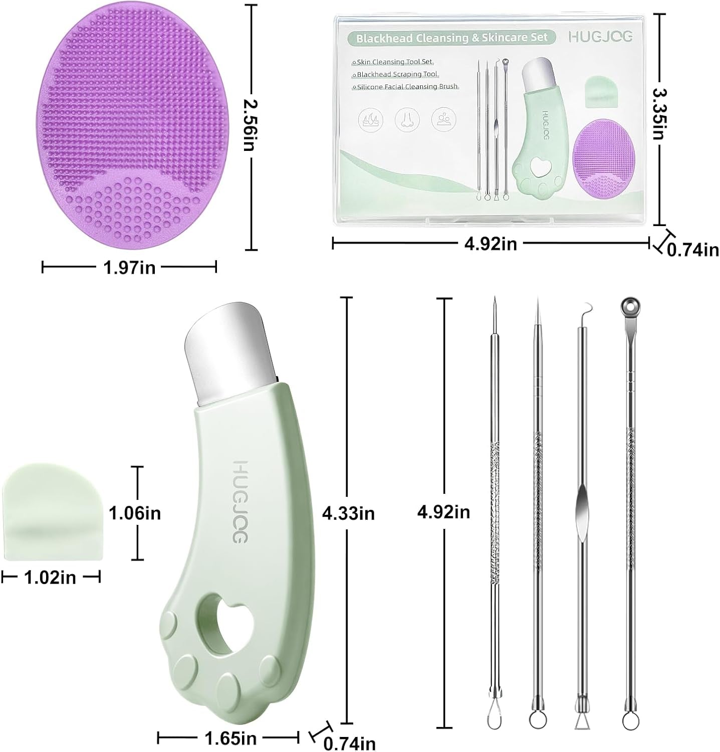 3-in-1 Blackhead Removal & Facial Cleansing Kit